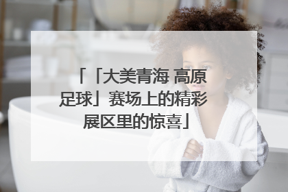 「大美青海 高原足球」赛场上的精彩 展区里的惊喜