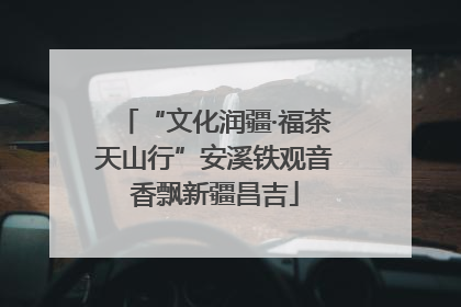 “文化润疆·福茶天山行”安溪铁观音香飘新疆昌吉