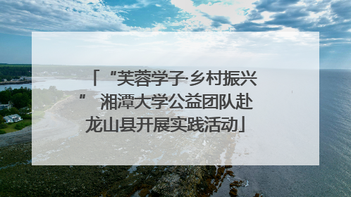 “芙蓉学子·乡村振兴” 湘潭大学公益团队赴龙山县开展实践活动