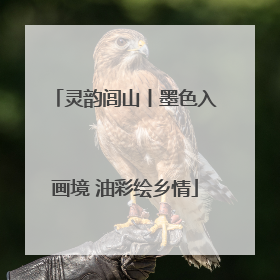 灵韵闾山丨墨色入画境 油彩绘乡情