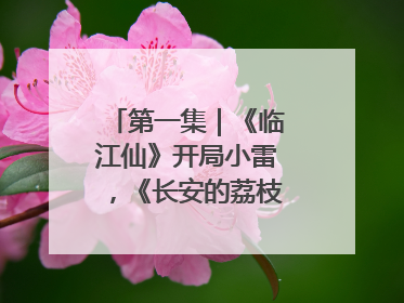 第一集｜《临江仙》开局小雷，《长安的荔枝》酸中带甜