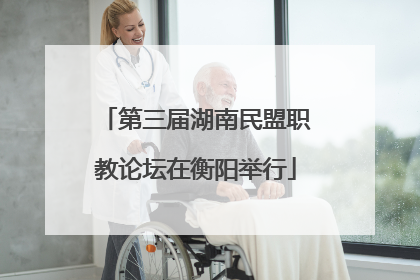 第三届湖南民盟职教论坛在衡阳举行