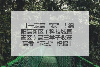 一定高“粽”！绵阳高新区（科技城直管区）高三学子收获高考“花式”祝福