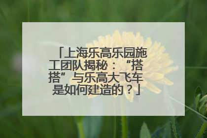 上海乐高乐园施工团队揭秘：“搭搭”与乐高大飞车是如何建造的？
