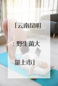 云南昆明：野生菌大量上市