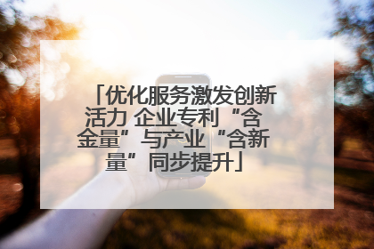 优化服务激发创新活力 企业专利“含金量”与产业“含新量”同步提升