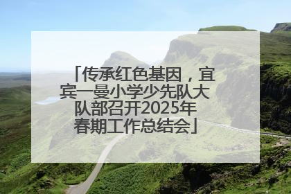 传承红色基因，宜宾一曼小学少先队大队部召开2025年春期工作总结会