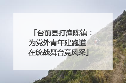 台前县打渔陈镇：为党外青年建跑道 在统战舞台竞风采