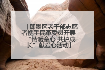 即墨区老干部志愿者携手民革委员开展“情暖童心 共护成长”献爱心活动