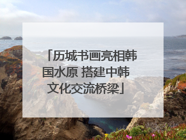 历城书画亮相韩国水原 搭建中韩文化交流桥梁
