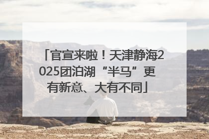官宣来啦！天津静海2025团泊湖“半马”更有新意、大有不同