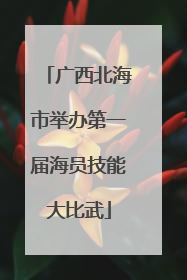 广西北海市举办第一届海员技能大比武