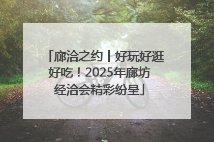 廊洽之约丨好玩好逛好吃！2025年廊坊经洽会精彩纷呈