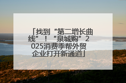 找到“第二增长曲线”！“泉城购”2025消费季帮外贸企业打开新通道
