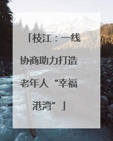 枝江：一线协商助力打造老年人“幸福港湾”
