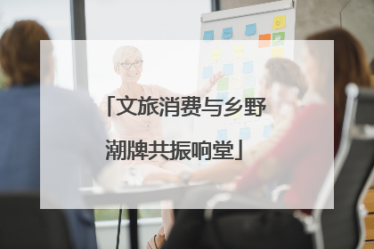 文旅消费与乡野潮牌共振响堂