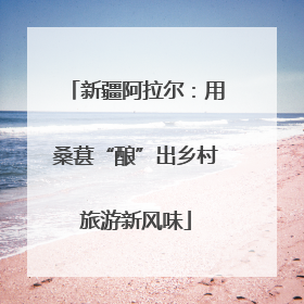 新疆阿拉尔：用桑葚“酿”出乡村旅游新风味