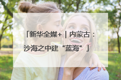 新华全媒+｜内蒙古：沙海之中建“蓝海”
