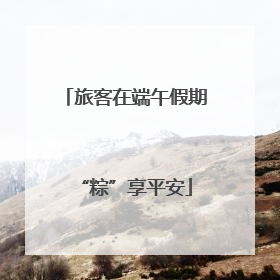 旅客在端午假期“粽”享平安