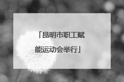 昆明市职工赋能运动会举行