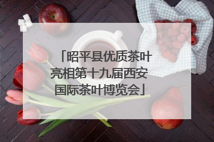 昭平县优质茶叶亮相第十九届西安国际茶叶博览会