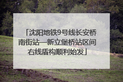 沈阳地铁9号线长安桥南街站—新立堡桥站区间右线盾构顺利始发