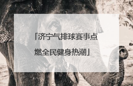 济宁气排球赛事点燃全民健身热潮