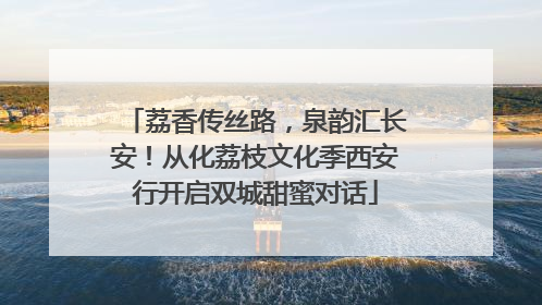 荔香传丝路，泉韵汇长安！从化荔枝文化季西安行开启双城甜蜜对话