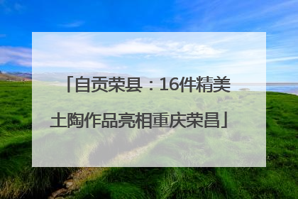 自贡荣县：16件精美土陶作品亮相重庆荣昌