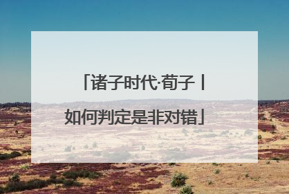诸子时代·荀子丨如何判定是非对错