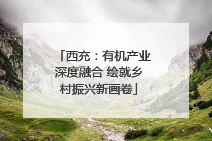 西充:有机产业深度融合 绘就乡村振兴新画卷