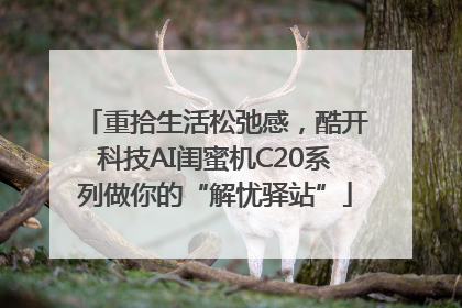 重拾生活松弛感，酷开科技AI闺蜜机C20系列做你的“解忧驿站”
