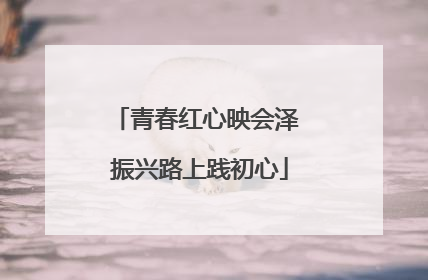 青春红心映会泽 振兴路上践初心