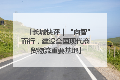 长城快评｜“向智”而行，建设全国现代商贸物流重要基地