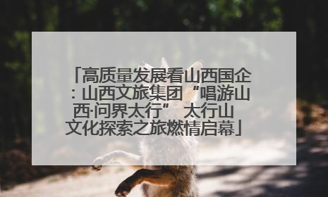 高质量发展看山西国企：山西文旅集团“唱游山西·问界太行” 太行山文化探索之旅燃情启幕