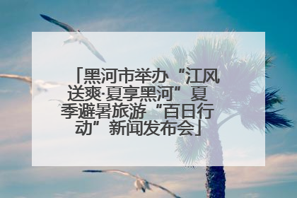 黑河市举办“江风送爽·夏享黑河”夏季避暑旅游“百日行动”新闻发布会