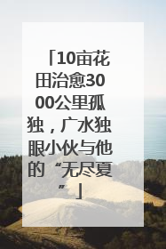 10亩花田治愈3000公里孤独，广水独眼小伙与他的“无尽夏”
