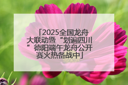 2025全国龙舟大联动暨“划遍四川”德阳端午龙舟公开赛火热备战中