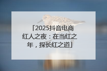 2025抖音电商红人之夜：在当红之年，探长红之道