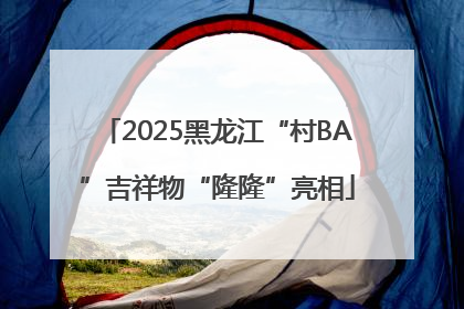 2025黑龙江“村BA”吉祥物“隆隆”亮相